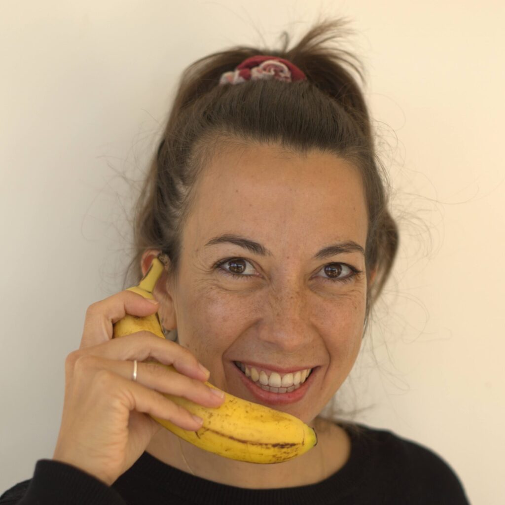 foto sandra amb un platan